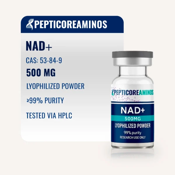 Pepticore Aminos NAD+ product vial