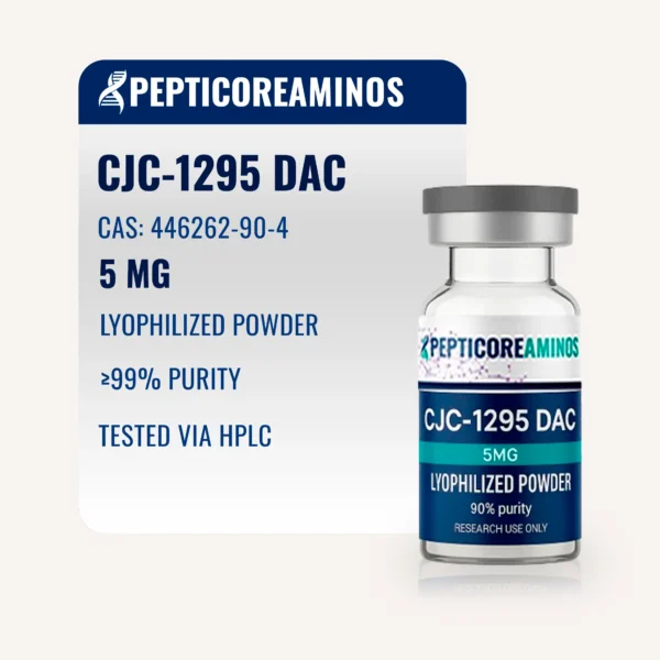 Pepticore Aminos CJC-1295 (with DAC) product vial