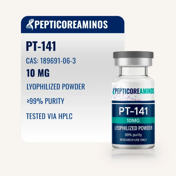 Pepticore Aminos PT-141 product vial