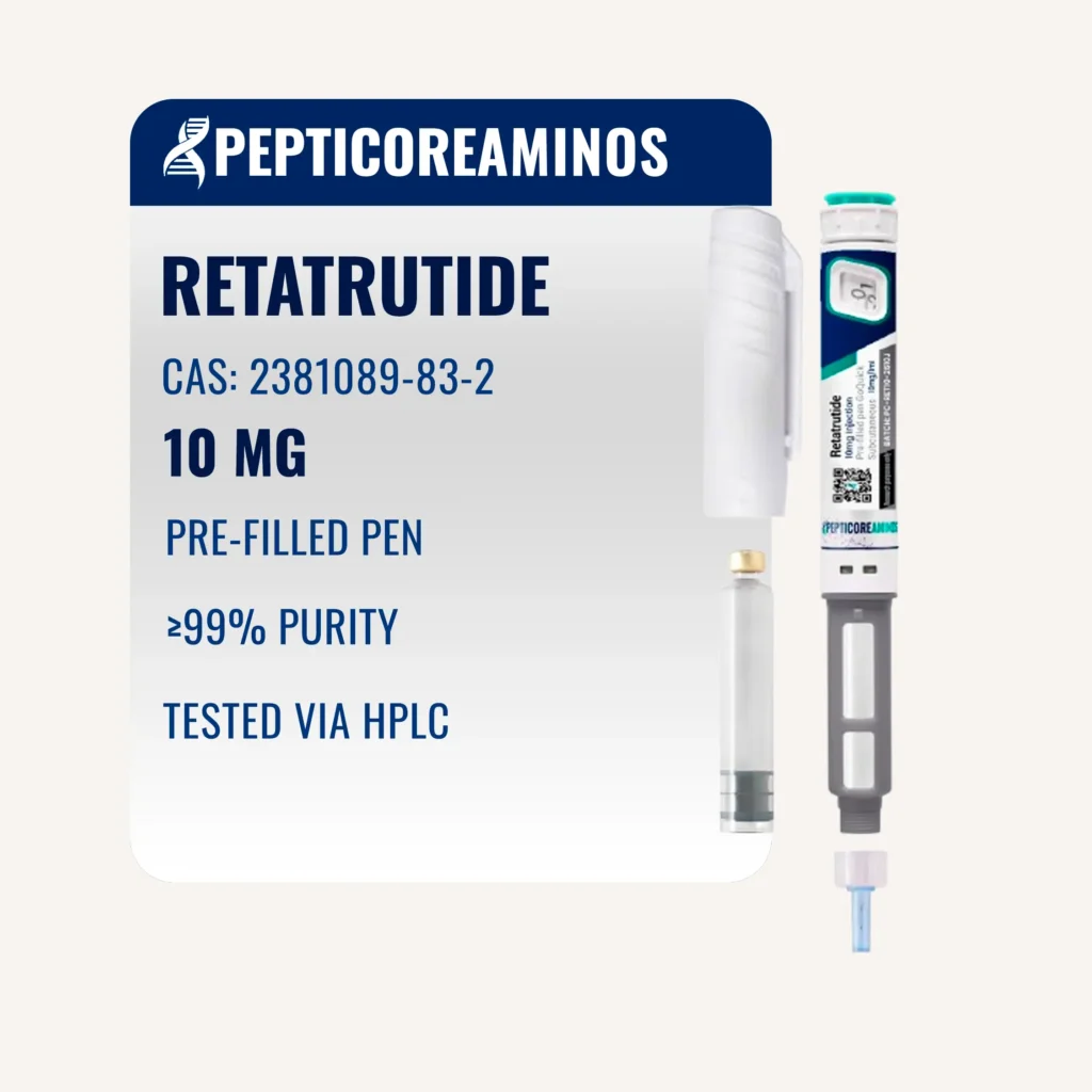 Retatrutide PennaPronta GLP-1 GIP Glucagon | PepticoreAminos
