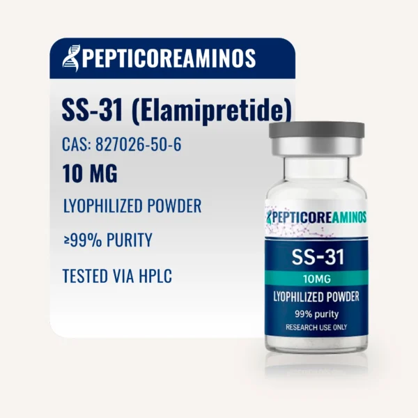 Pepticore Aminos SS-31 product vial