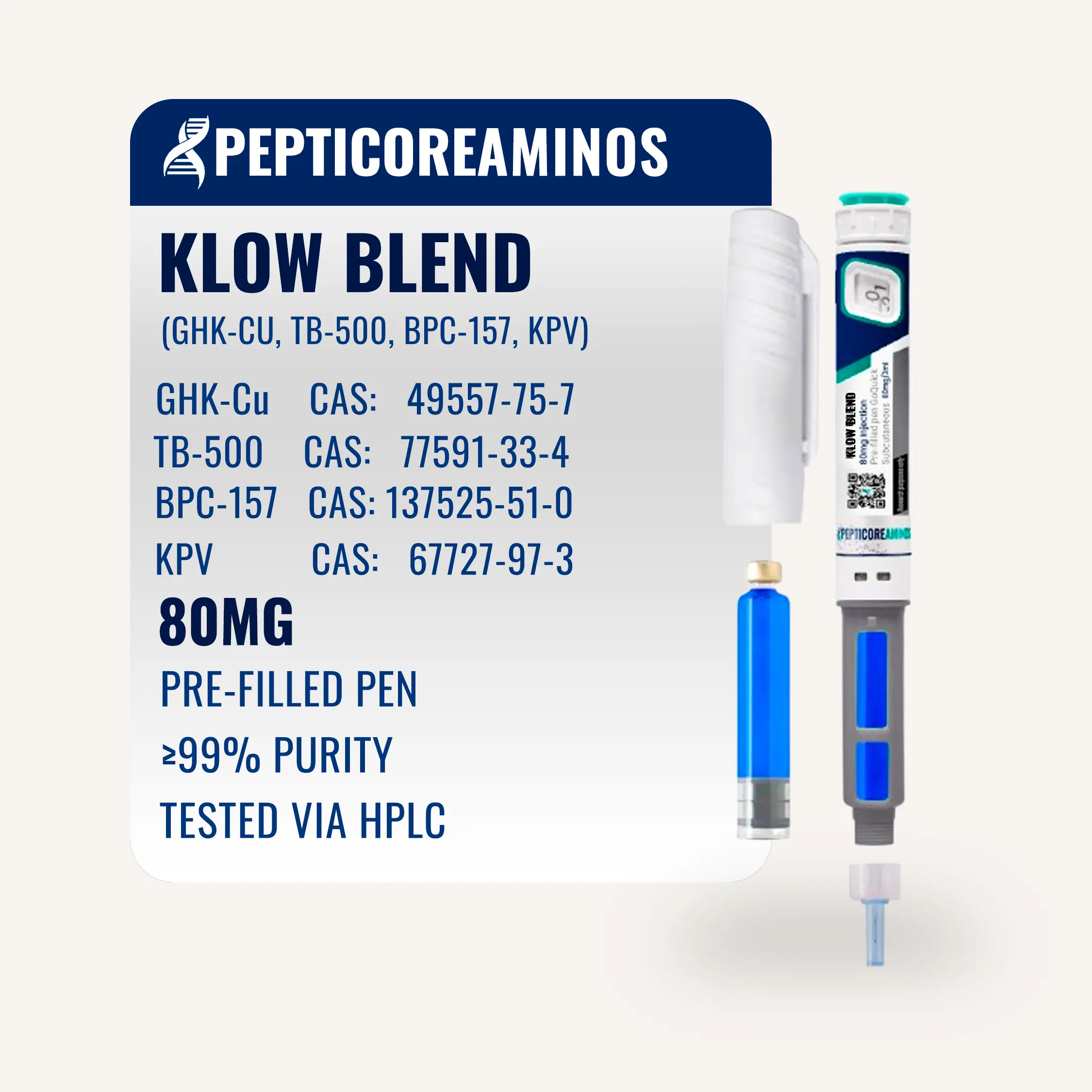 cjc 1295 ipamorelin dose for men What Is Klow Blend Peptide main image 0