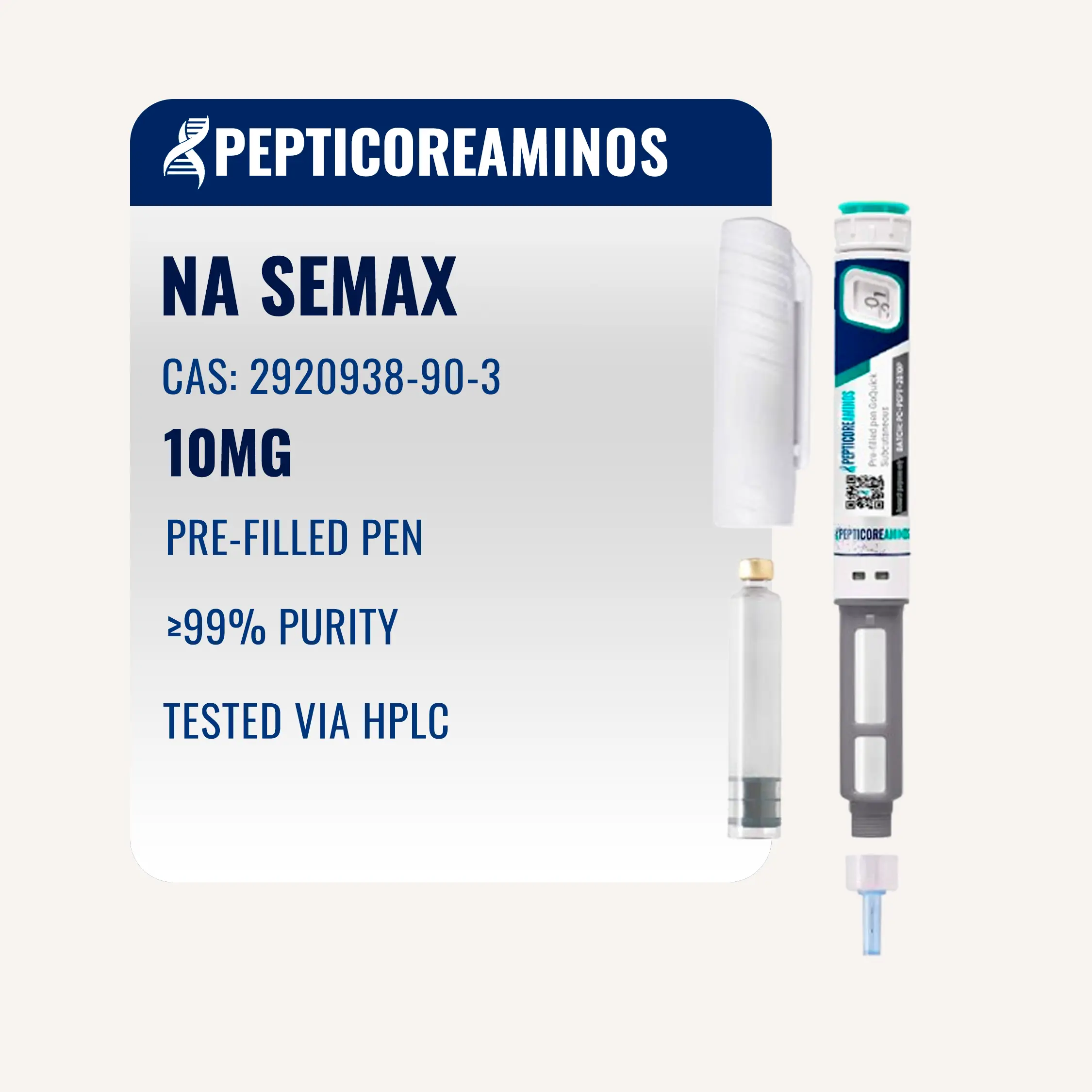 N-Acetyl Semax Amidate 10mg Pre-Filled Pen